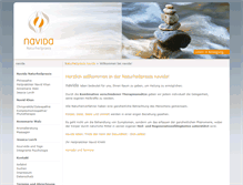 Tablet Screenshot of naturheilpraxis-navida.de